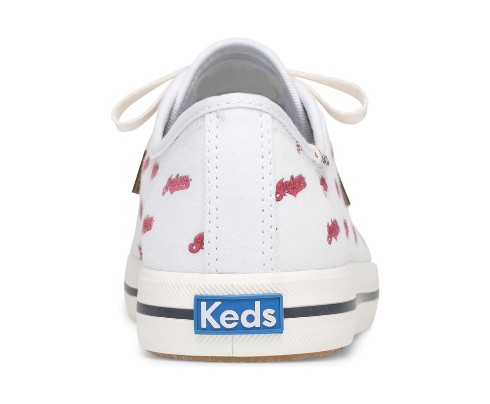 Zapatillas Keds Mujer Blancas/Rojas - Kickstart Mlb® - 471-BZFPXQ